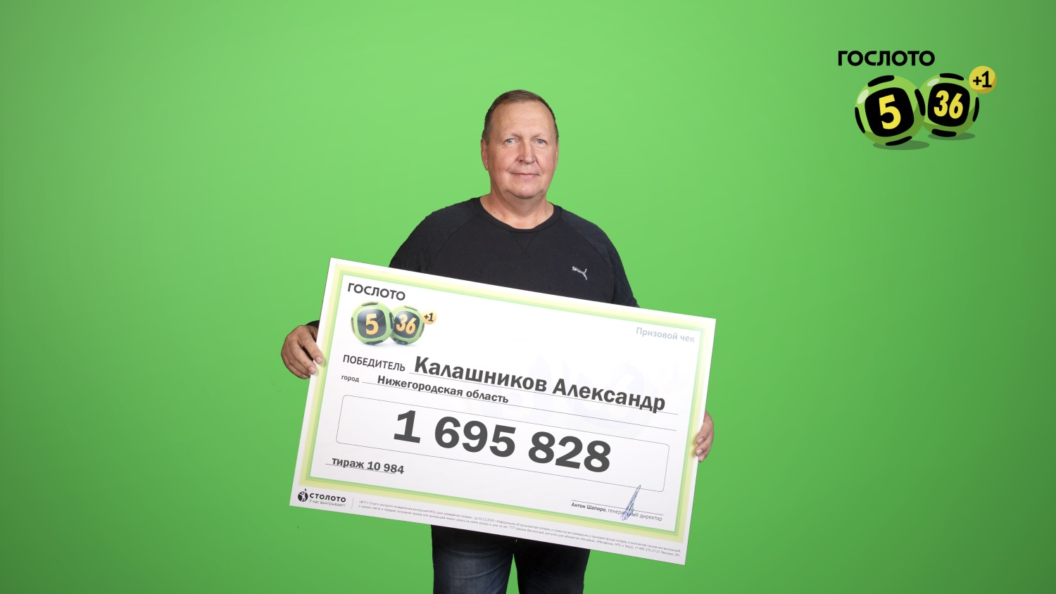 Плюнул на расчеты и доверился интуиции: нижегородец выиграл в лотерее более 1,6 миллиона рублей