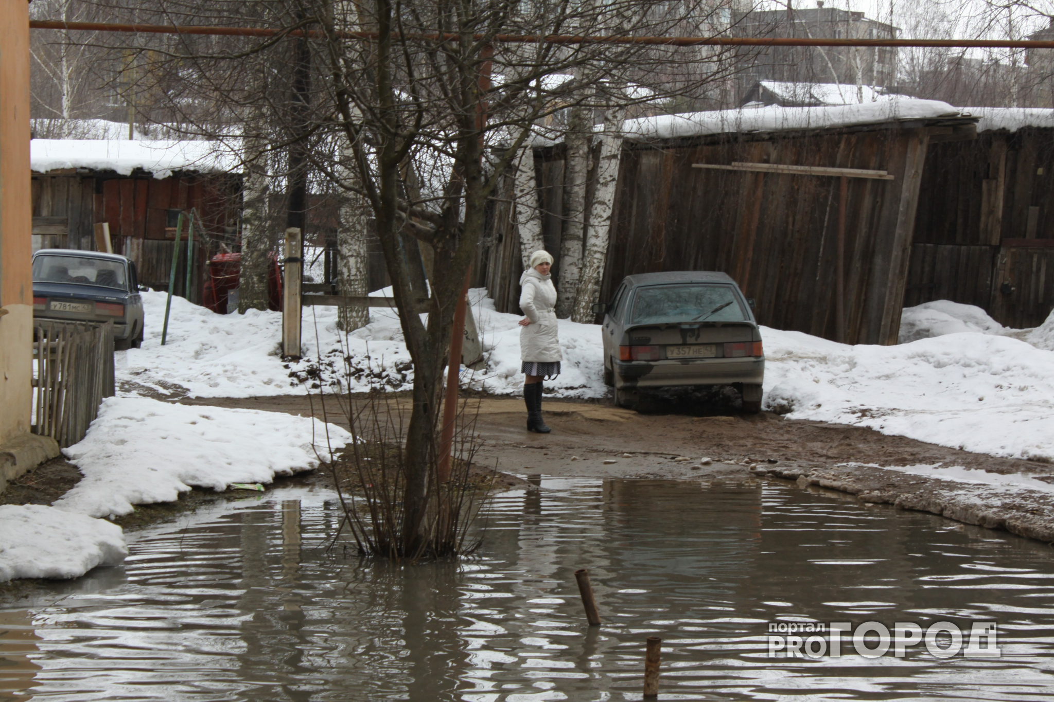 В Дзержинске затопило обход Нижнего Новгорода