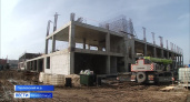 В Павлове обрушившаяся конструкция строящейся школы упала на рабочего 