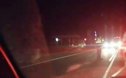 ДТП с погибшим произошло на трассе Нижний Новгород — Киров(видео)