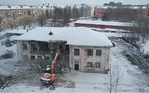Старый детский сад сносят на Клюквина в Дзержинске